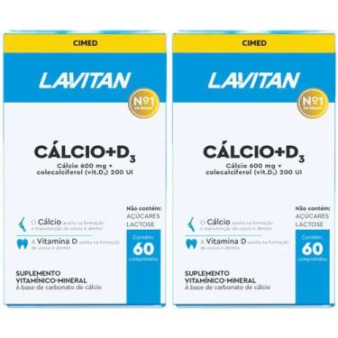 Imagem de Kit 2 Lavitan Cálcio + Vitamina D3 em Comprimidos - CIMED