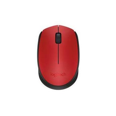 Imagem de Mouse Sem Fio Logitech Vermelho M170 - 910-004941