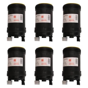 Imagem de JAVOUKA (Pacote Com 6) Filtro De Combustível/Separador Água Fs1098 Válvula Pcv, Compatível Motores A Diesel Cummins B6.7 Isb6.7/Qsb6.7 Isl8.9 Série L9, W100Cfi W120Cfi W130Cfi #Oe 5319680 5308722 Fh