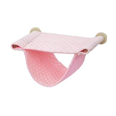 Imagem de Bothyi Rede para hamster, gaiola de verão, acessórios, cama, cama para porquinho-da-índia, rede para animais pequenos, petauro-do-açúcar, furão, Rosa