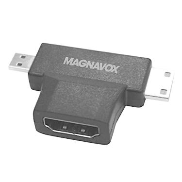 Imagem de Magnavox Cabo adaptador HDMI micro e mini conector para filmadoras HD/câmeras/móbiles