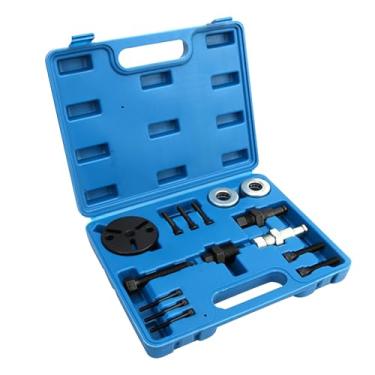 Imagem de Kit de Ferramentas para Compressor de Ar Condicionado - Ferramenta Manual de Remoção de Embreagem AC - Equipamento Antiderrapante e Preciso para Mecânicos e Instalação Doméstica
