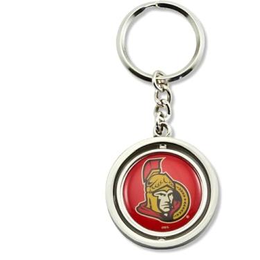 Imagem de aminco NCAA Ottawa Senators NHL-SK-741-24 Chaveiro giratório, tamanho único, multicolorido