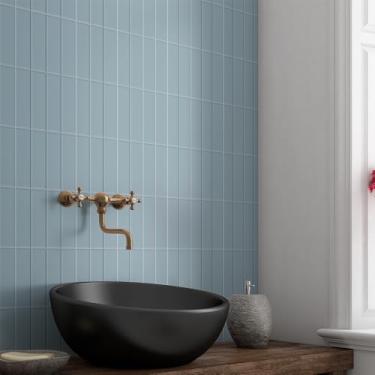 Imagem de Azulejo Adesivo Tijolinho Azul