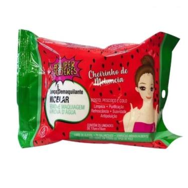 Imagem de Lenço Demaquilante Facial - Limpeza Prática e Eficiente - Pele Macia e Refrescada (Melancia)