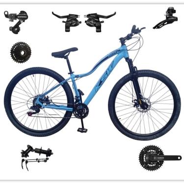 Imagem de Bicicleta Ksw Mwza 29 Feminina 24 Marchas Index  SHIMANO CUBO CATRACA K7-Feminino