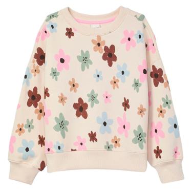 Imagem de Blusão De Moletom Hering Bege Menina Estampado-Feminino