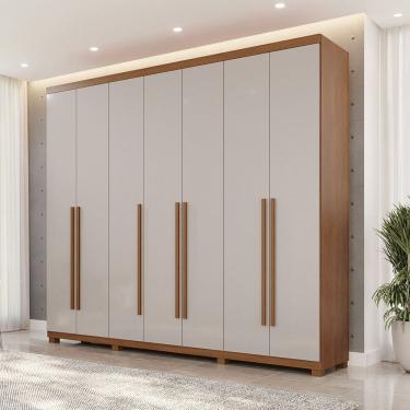 Imagem de Guarda Roupa Casal 7 Portas com Pés Istambul Benetil