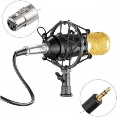 Imagem de Microfone Condensador Bm800+ Pop Filter+ Aranha+ Braço Artic - DUKIE