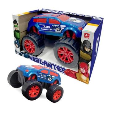 Imagem de Carro de Brinquedo Vigilante Azul para Crianças 3+ - Mielle Brinquedos
