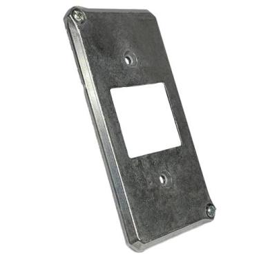 Imagem de Tampa P/ Condulete 2 Postos 2 Tomadas Juntos 1" Alumínio - Geral