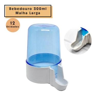 Imagem de kit 12 Bebedouros Italiano Grande Malha Larga 300ml - Toco Tucano