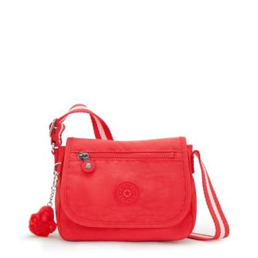 Imagem de Kipling Bolsa tiracolo feminina Sabian U, Vermelho (Escape Red), 7.75''L x 5.75''H x 3.25''D