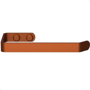 Imagem de Unidas Store, Porta Papel Higiênico De Parede Banheiro Rose Gold UN Plus