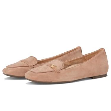 Imagem de Vionic Sapatilha feminina Hayes Skimmers Ballet, Couro dourado rosa poluído, 6 Narrow