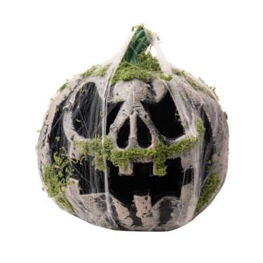 Imagem de Nishiyuenyi Lanterna de Abóbora de Halloween, Decoração Assustadora, Acessórios para Cenas Assustadoras, Luz de Abóbora para Centro de Mesa, Decoração de Hallowee