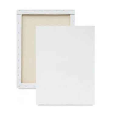 Imagem de 10 Telas Profissional Crua para Pintura 18x24cm Ótima Qualidade - Real