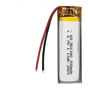 Imagem de Bateria 501340 300mah 2 Fios 3,7v 5mm X 13mm X 40mm  - bgb