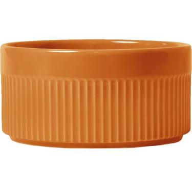 Imagem de Germer, Ramekin redondo em porcelana, modelo assar ou servir, refratária, Ø 14 cm, 850 ml, Laranja