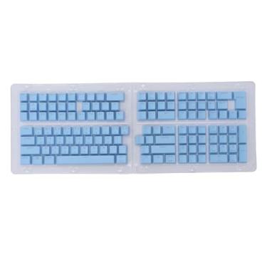 Imagem de Yunir 132 Keys Keycaps, CAPAS COREANAS PARA TECHADO MECÂNICO, SUBSTITUIÇÃO DE CAPA DE OEM PARA 61 62 64 68 72 75 84 87 88 98 100 104 108 Teclado Mecânico (Azul)