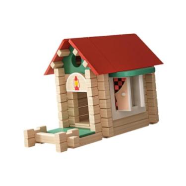 Imagem de menolana DIY Modelo de Construção Casa de Madeira Kits Construção Construção Presente Brinquedo Educacional DIY Criatividade Quebra-cabeças 3D Brinquedo para