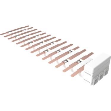 Imagem de Barramento Flutuante Trifásico 28 Pólos DIN 100A Neutro+Terra - 099.200.008 - BRUM