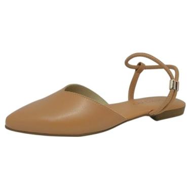Imagem de Mule Feminino Rasteiro Slingback Estilo Bico Fino Beira Rio