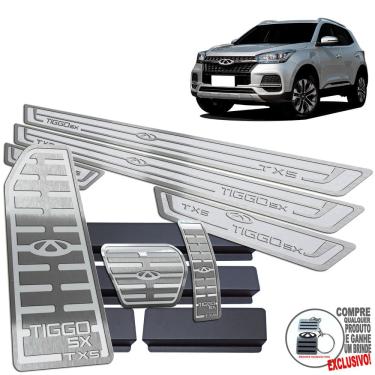 Imagem de Descanso Pedaleira Soleira Tiggo 5X TXS 2019 A 2022 Prata