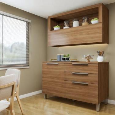 Imagem de Cozinha Completa 3 Portas e 3 Gavetas Texas - Minastex