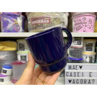Imagem de Caneca Tupperware 370 ml Azul Marinho - Linha Importada