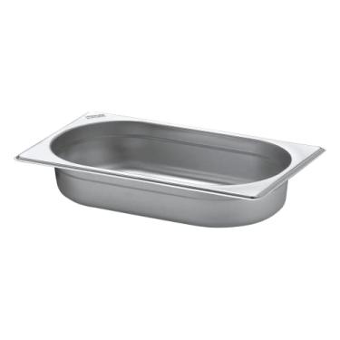 Imagem de Conjunto de Cubas 20 peças Tramontina GN 1/4 em Aço Inox sem Alças Profundidade 40 mm - Aço 430