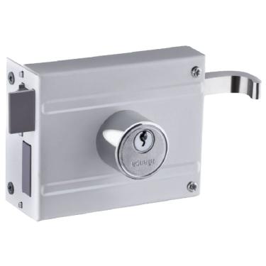 Imagem de Fechadura De Portão Branca F1500 - 84196 - Aliança Fech.sobr-port- F1500 Branco - 84196 - Aliança