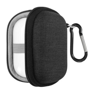 Imagem de Geekria Capa protetora compatível com Apple AirPods 2/3/Pro/Pro 2/4 True Wireless Earbud, bolsa de transporte de viagem rígida de substituição com clipe mosquetão