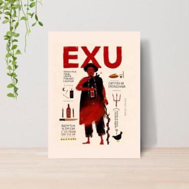 Imagem de Quadro Decorativo Umbanda A4  Placa MDF - Lomi Art, UMB17