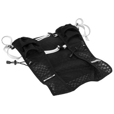 Imagem de Fenteer Colete de hidratação, bolsa esportiva para atividades ao ar livre, equipamento de corrida, mochila de hidratação confortável e refletiva, mochila de, Black S 40x30x1cm