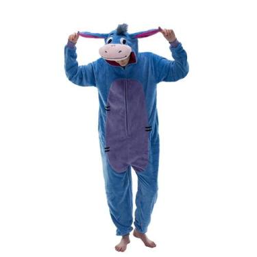 Imagem de Pijama adulto COSUSKET Snug Fit Flannel Donkey Blue