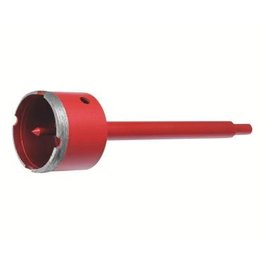 Imagem de Serra Copo Diamantada 90 Mm Tramontina Com Haste E Pino Guia Tramontina