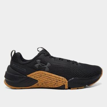 Imagem de Tênis Under Armour Tribase Reps 2, Preto, Marrom, 34