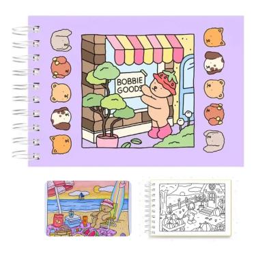 Imagem de Arte para todos: 3 livros colorir + canetinhas envio imediato