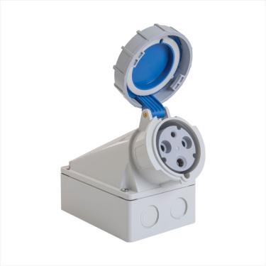 Imagem de Tomada de Sobrepor Industrial 2P+T 63 A 220-250 Vca 6 H Tramontina