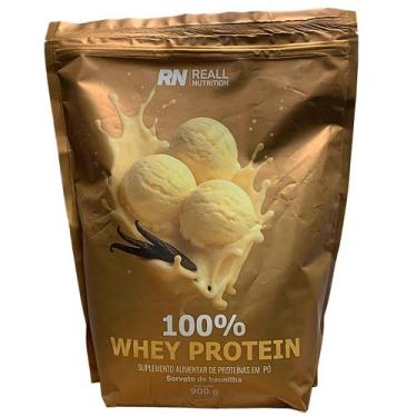 Imagem de Whey Protein Concentrado 100% Reall Nutrition 900g Proteina, Sorvete B
