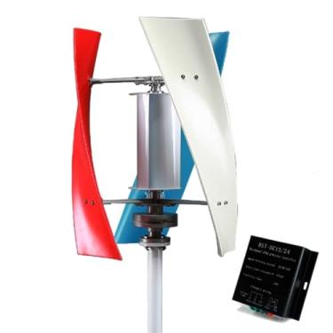 Imagem de 24V,HYZHANHONG Gerador de Turbina Eólica Vertical 10000W 12V 24V 48V com Controlador de Carga MPPT, Moinho de Vento de Baixo Ruído, para Casa, Quinta, Turbina Eólica Portátil