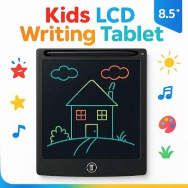 Imagem de Lousa Mágica Infantil 8.5 Polegadas  Brinquedo Educativo - ARTBRINK