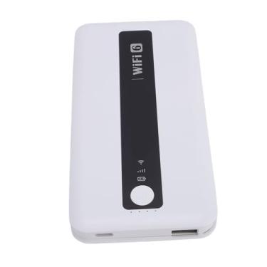 Imagem de Cryfokt Roteador 4G LTE Portátil Com Bateria Poderosa para Hotspot WiFi Móvel Em Viagens, Suporta 10 Usuários na Europa, Ásia, África
