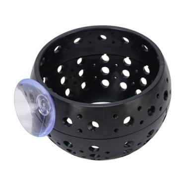 Imagem de Generic Caverna de Peixes Betta, Salão de Peixes de Aquário Multifuncional Inodoro para Decoração de Tanque de (Preto)