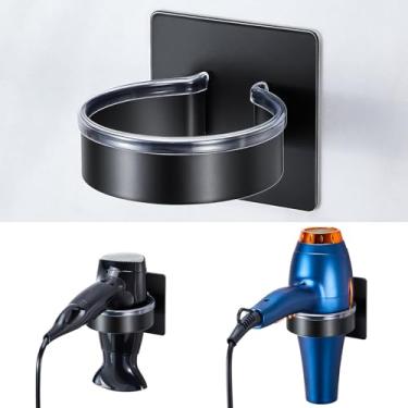 Imagem de Suporte para secador de cabelo, organizador de secador de cabelo para banheiro, suporte para secador de cabelo