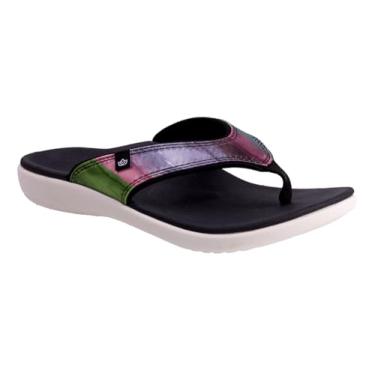 Imagem de Spenco Chinelo feminino Yumi Monet, Preto, 5