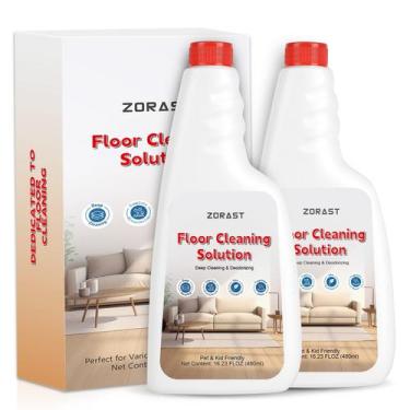 Imagem de Solução de limpeza de piso ZORAST 480mL x 2, compatível com Roborock