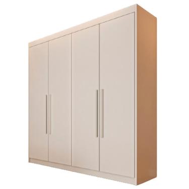 Imagem de Guarda Roupa 4 Portas Aurora Móveis Europa Off White