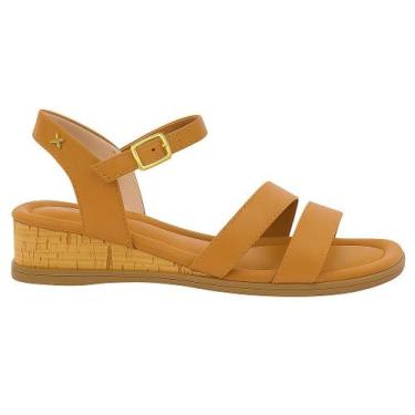 Imagem de Sandália ortopédica feminina softli satlo anabela esporão, Ámbar, 37